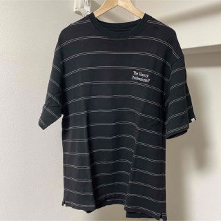 ワンエルディーケーセレクト(1LDK SELECT)のennoy ボーダーTシャツ　ブラック　エンノイ(Tシャツ/カットソー(半袖/袖なし))