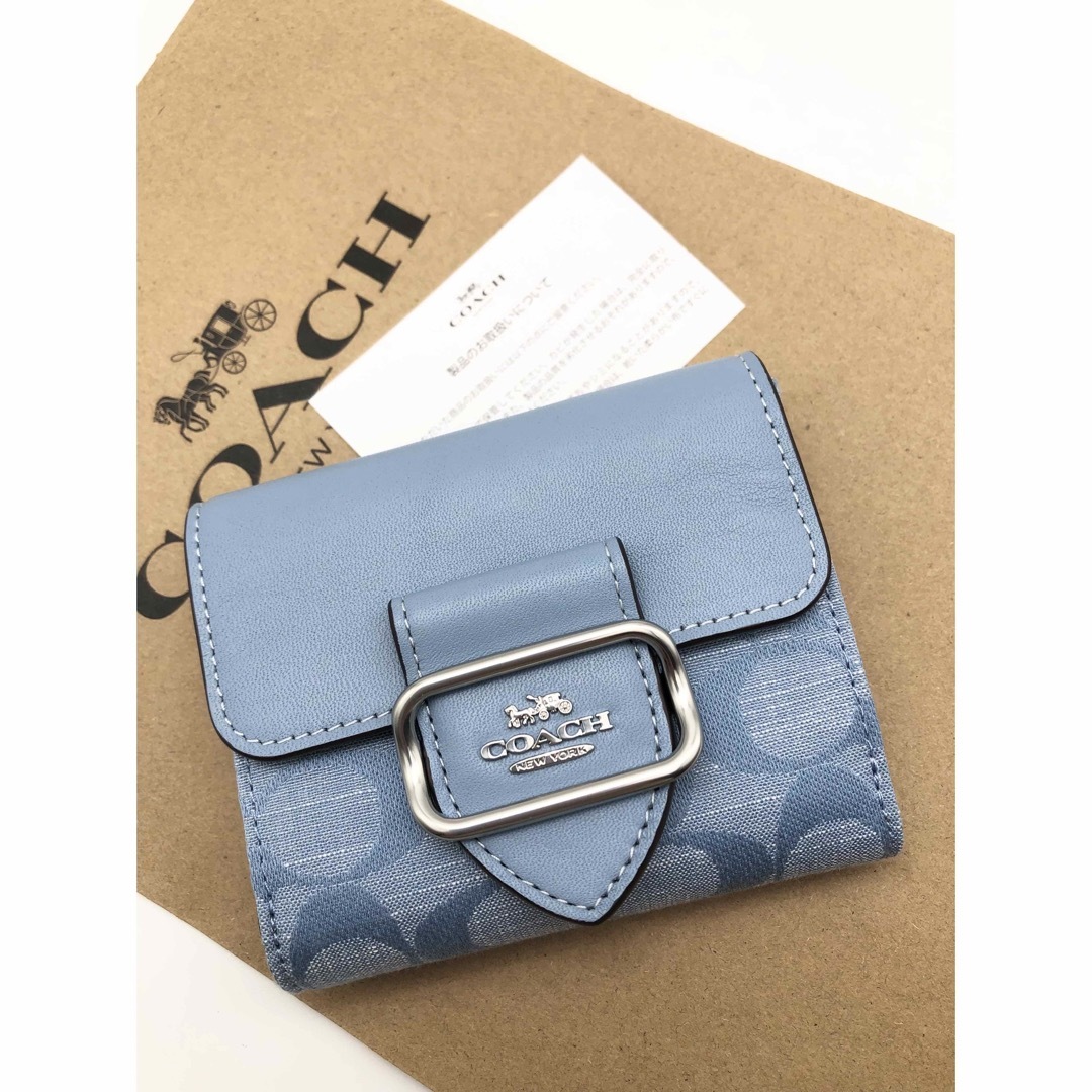 COACH - 【COACH☆新品】スモール モーガン ウォレット☆シグネチャー