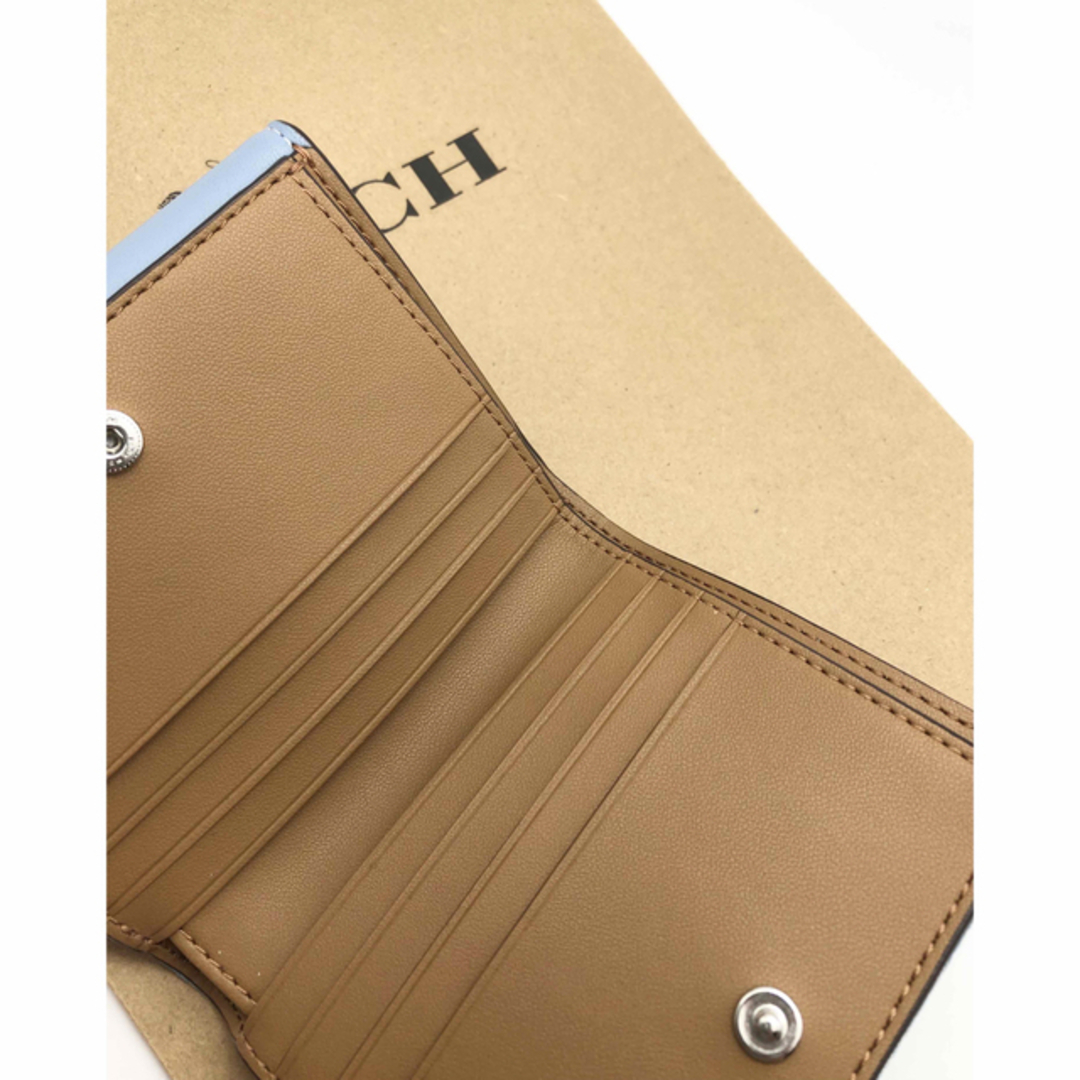【COACH☆新品】スモール モーガン ウォレット☆シグネチャー シャンブレー☆
