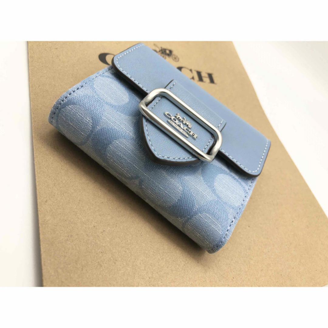 【新品・未使用】COACH シグネチャー  コラボ スモール ウォレット/