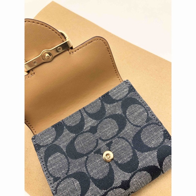 COACH - 【COACH☆新品】デニム!スモール モーガン ウォレット