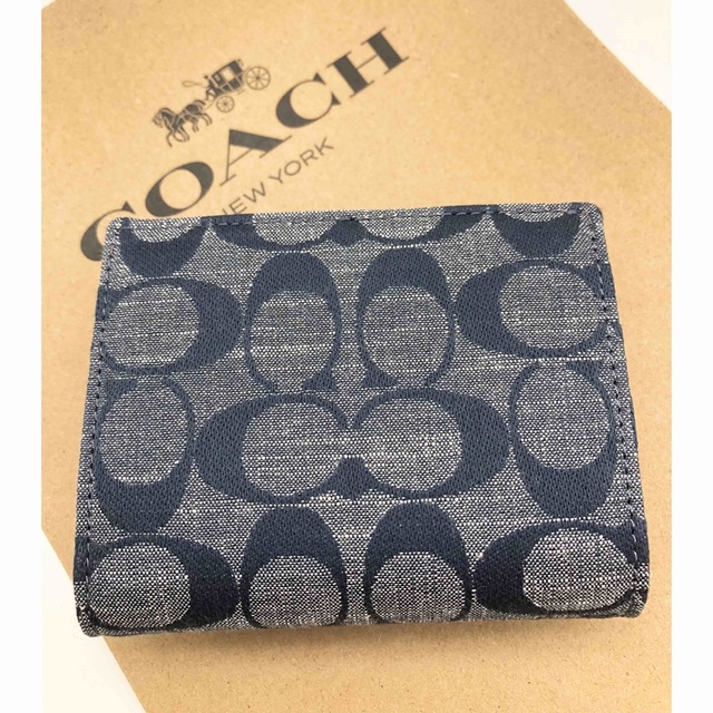 COACH - 【COACH☆新品】デニム!スモール モーガン ウォレット