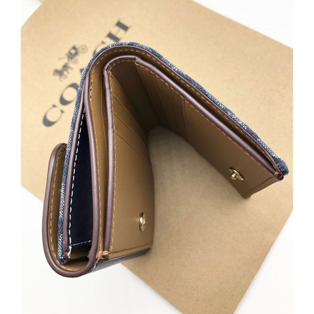 COACH - 【COACH☆新品】デニム!スモール モーガン ウォレット