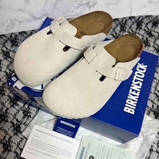 ビルケンシュトック(BIRKENSTOCK)の新品ビルケンシュトック　メンズ　ボストン40  26.0  アンティークホワイト(サンダル)