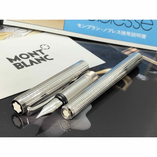 MONTBLANC(モンブラン)の稀な未使用に近い価値の高い保管品！総プラチナ張りノブレスNo1157★モンブラン インテリア/住まい/日用品の文房具(ペン/マーカー)の商品写真