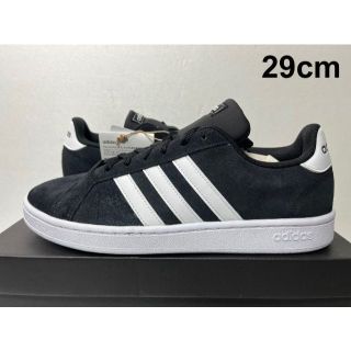 新品29cm adidas Grand Court グランドコート ブラック(スニーカー)