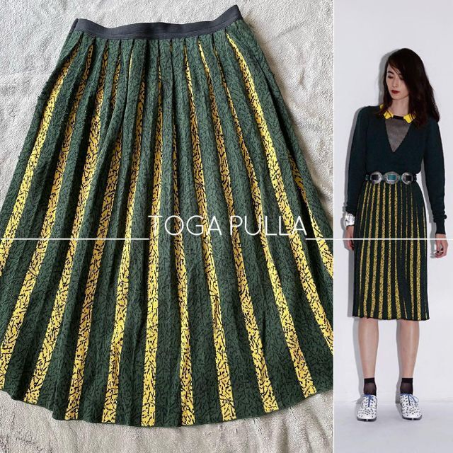 TOGA】トーガ プルラ ニットプリーツスカート | mdh.com.sa