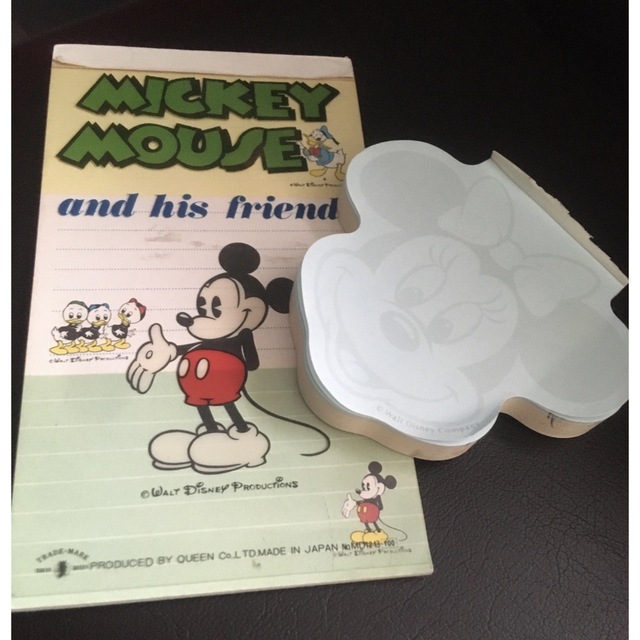 ミッキーマウス(ミッキーマウス)のミッキーマウス　メモ3点セット エンタメ/ホビーのおもちゃ/ぬいぐるみ(キャラクターグッズ)の商品写真