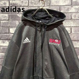 アディダス(adidas)のadidas　ホッケー スウェット　トラックジャケット　チームロゴ刺繍(ナイロンジャケット)