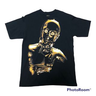 ディズニー(Disney)のレア DEADSTOCK USA製 STAR WARS C-3PO Tシャツ L(Tシャツ/カットソー(半袖/袖なし))