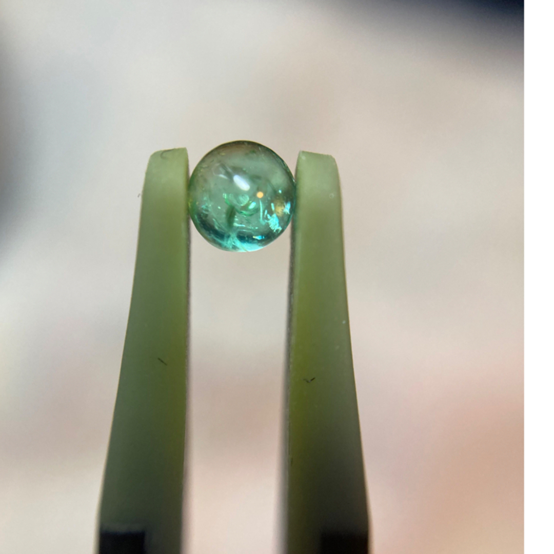 ✨️最終価格✨️【宝石】パライバトルマリン 0.18ct ラウンド カボション-