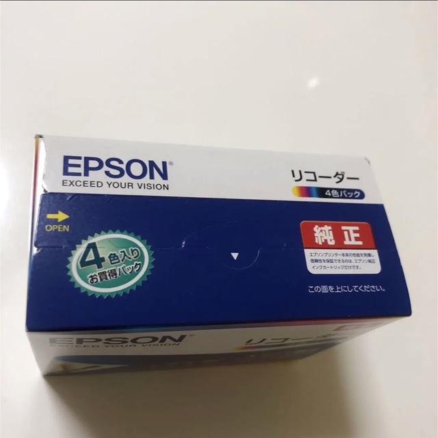 EPSON(エプソン)のエプソン 純正 インクカートリッジ リコーダー RDH- 4色 スマホ/家電/カメラのPC/タブレット(PC周辺機器)の商品写真