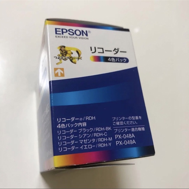 EPSON(エプソン)のエプソン 純正 インクカートリッジ リコーダー RDH- 4色 スマホ/家電/カメラのPC/タブレット(PC周辺機器)の商品写真