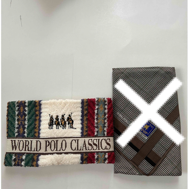 Polo Club ポロクラブ ハンドタオル、新品の通販 by berry POLO 綿100% 大判 ハンカチ チェック ブラウン