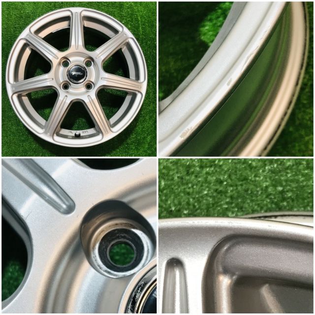 BRIDESTONE TOPRUN15×5.5J 4H-100 アクア、カローラ 自動車/バイクの自動車(ホイール)の商品写真