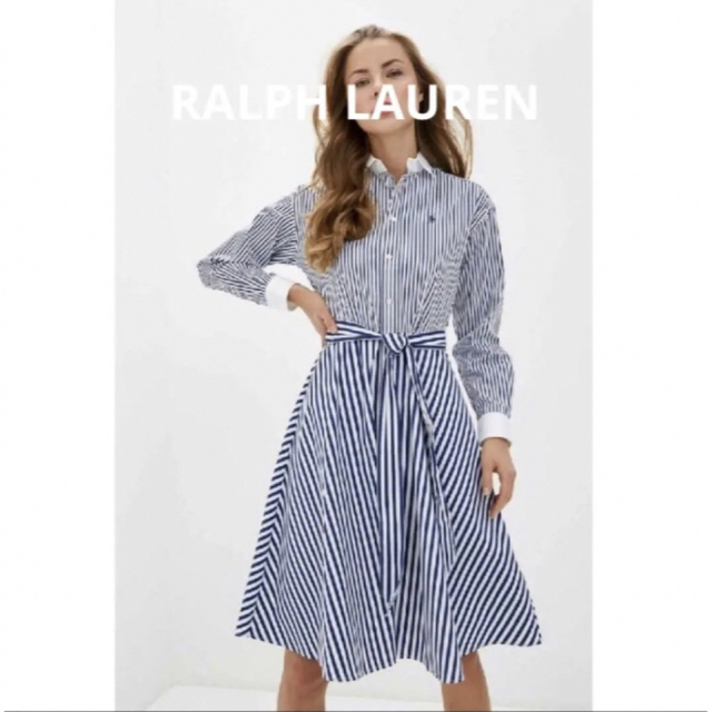 完売 RALPH LAUREN ラルフローレン ストライプ シャツ ワンピース | フリマアプリ ラクマ