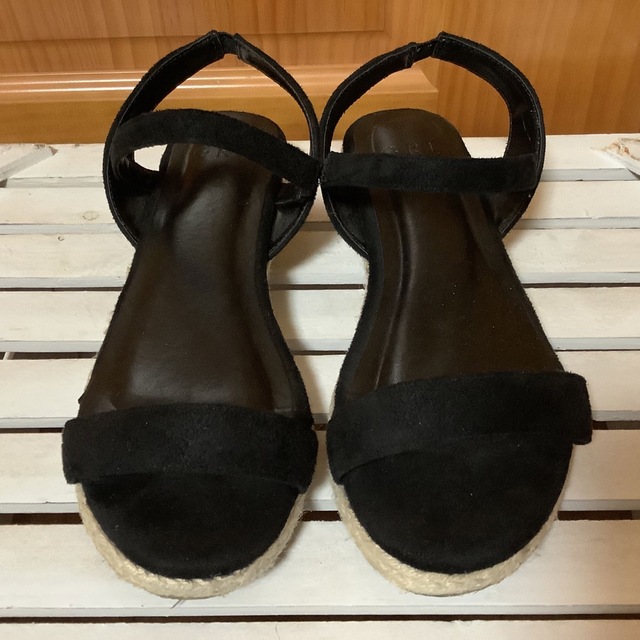 GRL(グレイル)のGRL ウェッジソールサンダル ブラック レディースの靴/シューズ(サンダル)の商品写真