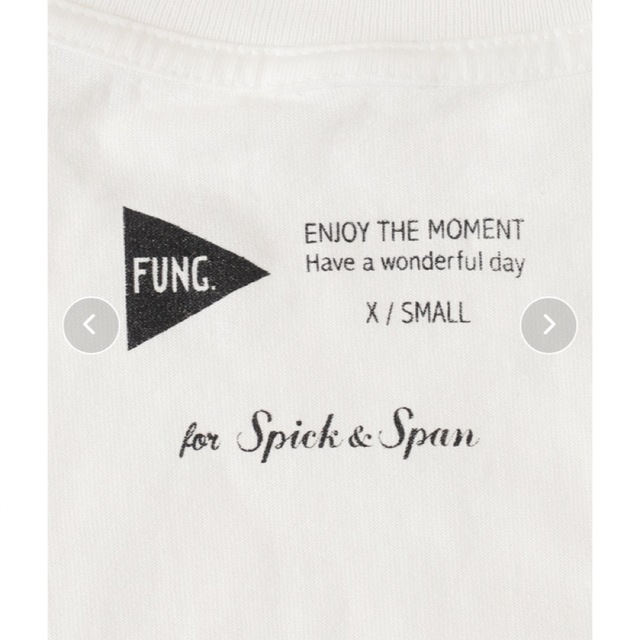 Spick & Span(スピックアンドスパン)の【FUNG*Spick & Span】別注Basic Tee レディースのトップス(Tシャツ(半袖/袖なし))の商品写真