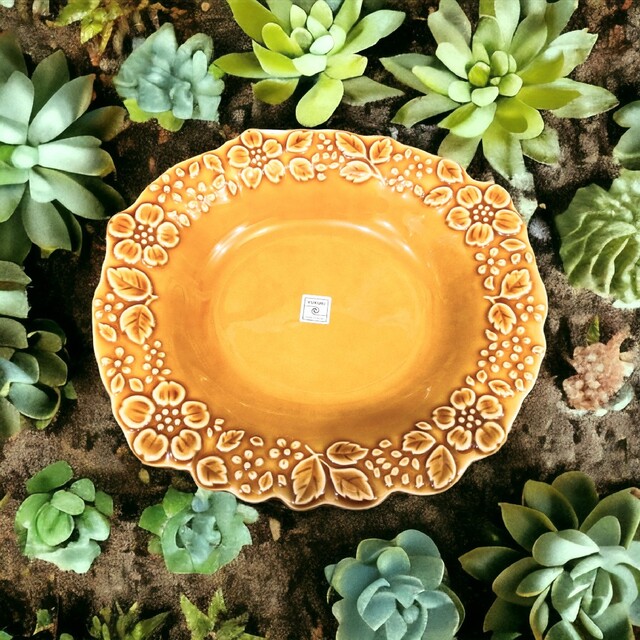 ♥♣新品未使用!額縁風カレー皿3枚セット(ブルーグレー)