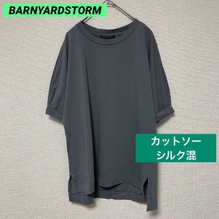 バンヤードストーム(BARNYARDSTORM)の2917 BARNYARDSTORM カットソー シルク混くすみカラー トップス(カットソー(半袖/袖なし))