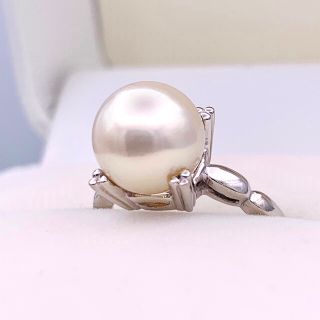 ミキモト(MIKIMOTO)の✴︎極美品　MIKIMOTO ミキモト PT900 アコヤ真珠 パール リング(リング(指輪))