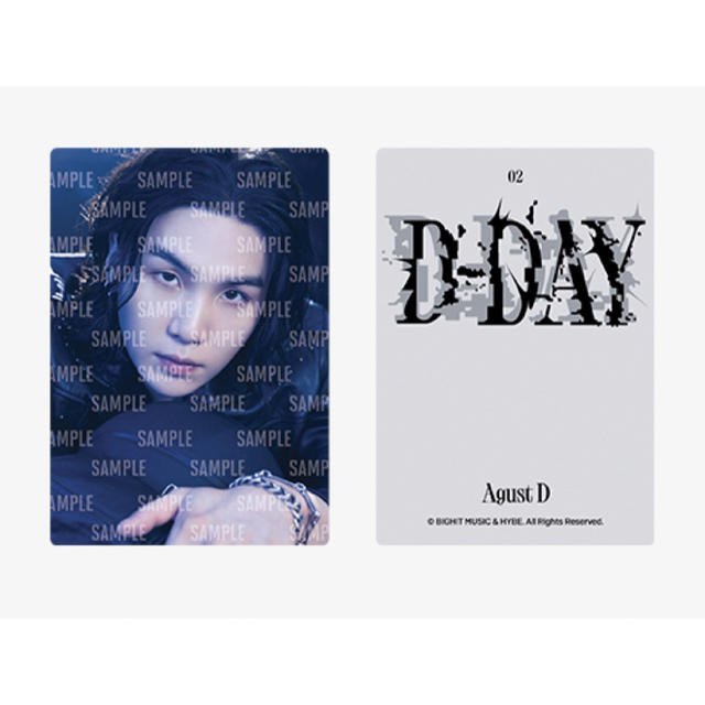 組み合わせ自由自在 BTS SUGA D-DAY Augst D ユンギ 直筆サイン入り