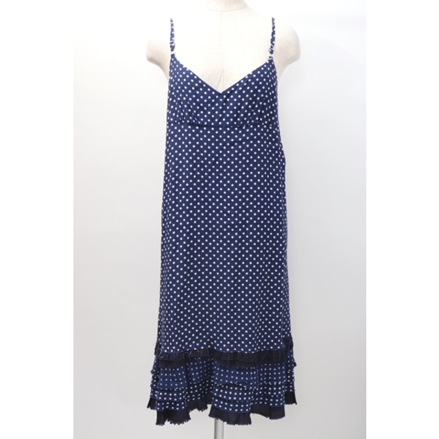 tricot COMME des GARCONSトリココムデギャルソン ドット水玉フリル裾キャミワンピース【LOPA60113】 | フリマアプリ ラクマ