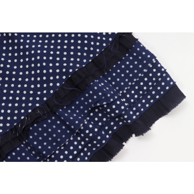tricot COMME des GARCONSトリココムデギャルソン ドット水玉フリル裾キャミワンピース【LOPA60113】