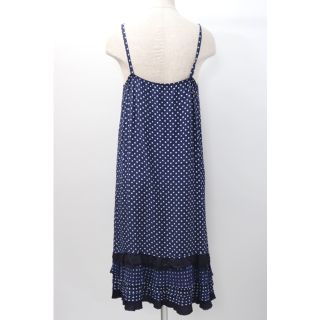 tricot COMME des GARCONSトリココムデギャルソン ドット水玉フリル裾キャミワンピース【LOPA60113】