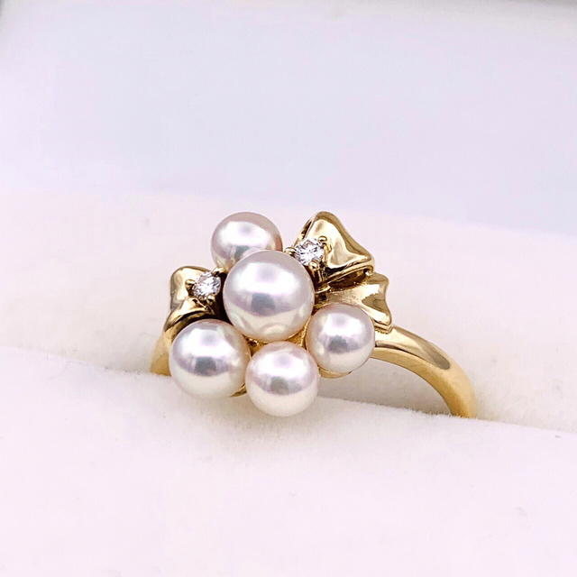 ディズニーコレクション ✴︎極美品 TASAKI 田崎真珠 K18 パール 0.08