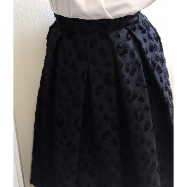 deicy(デイシー)のdeicy leopard black skirt レディースのスカート(ひざ丈スカート)の商品写真