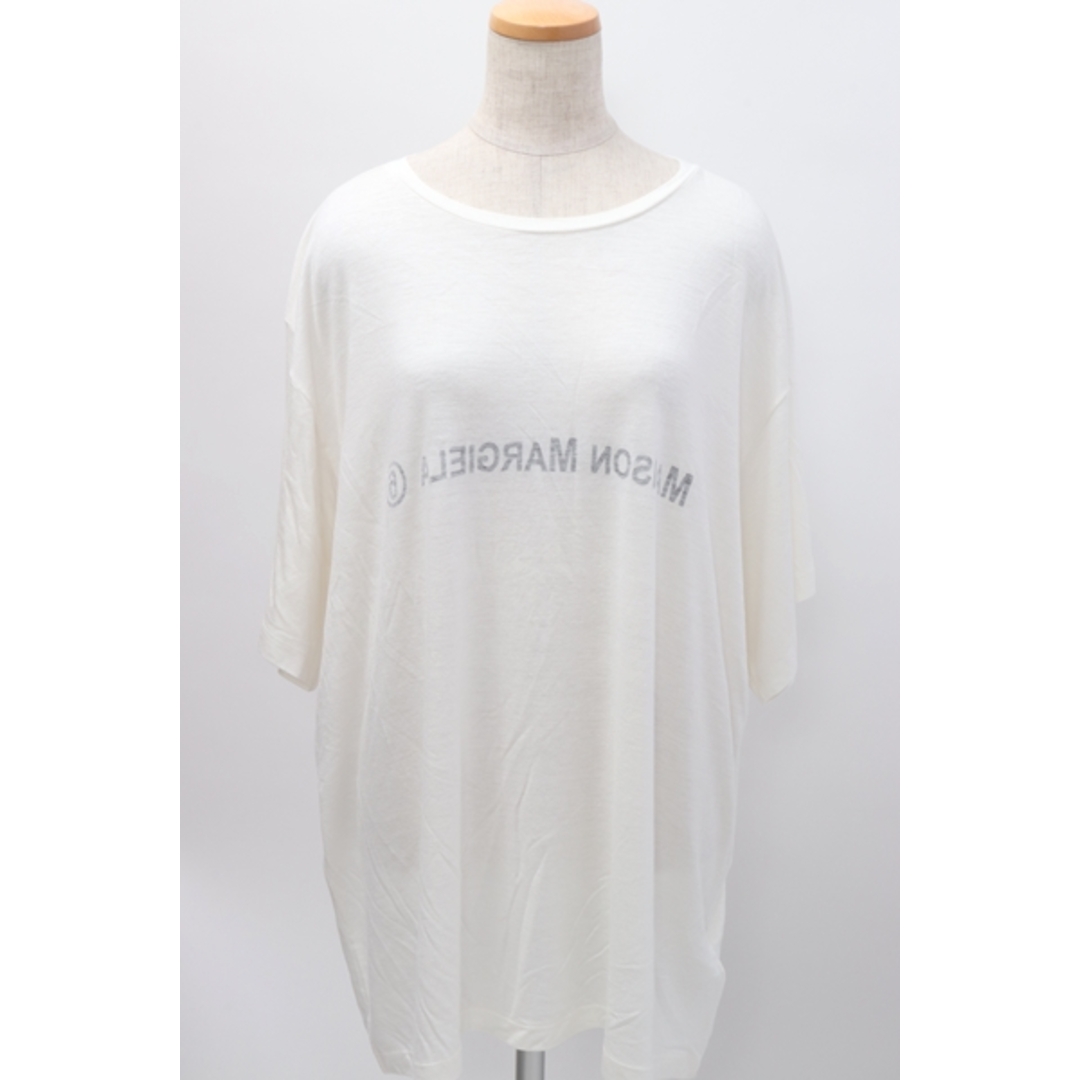 MM6 Maison Martin Margielaメゾンマルタンマルジェラ 2019AWインサイドアウト裏プリントロゴ  オーバーサイズTシャツ新品【LTSA60322】 | フリマアプリ ラクマ