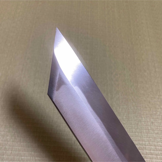 本焼 切付け型 ムキモノ 薄刃 包丁 和包丁 刃紋あり 黒檀八角柄 刃物