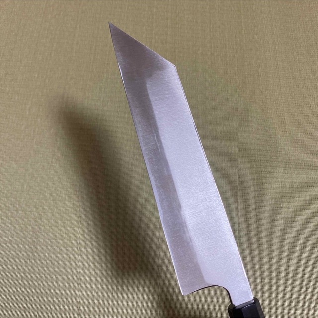 本焼 切付け型 ムキモノ 薄刃 包丁 和包丁 刃紋あり 黒檀八角柄 刃物