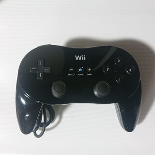 ウィー(Wii)のWii クラシックコントローラーPRO クロ ブラック 任天堂純正(家庭用ゲーム機本体)