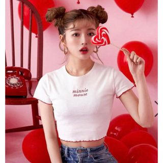 ☆Darich☆ミニーマウスコラボ☆メローTシャツ☆