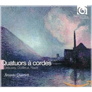 (中古）ドビュッシー:弦楽四重奏曲 ト短調 op.10、デュティユー:「夜はかくの如し」(弦楽四重奏のための)、ラヴェル:弦楽四重奏曲 ヘ長調 (Debussy& Ravel: String Quartets/ Arcanto Quartett)(クラシック)