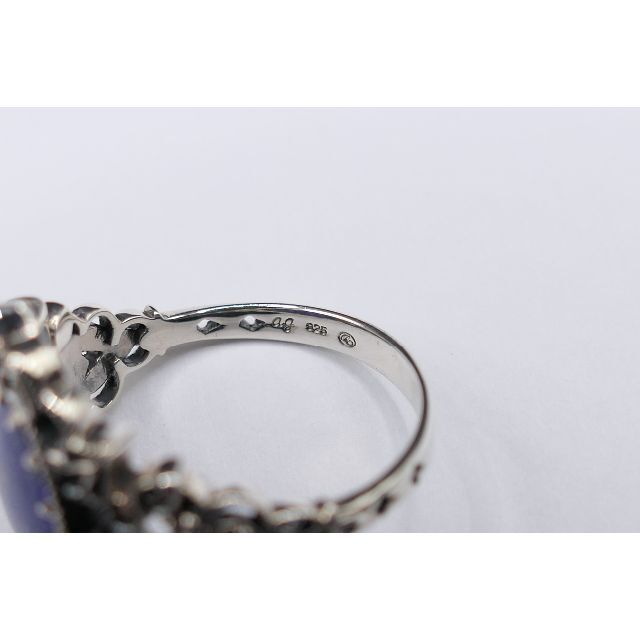新品　17号　碌山　ラピスラズリ　シードパール　リング　指輪　ロクザン レディースのアクセサリー(リング(指輪))の商品写真