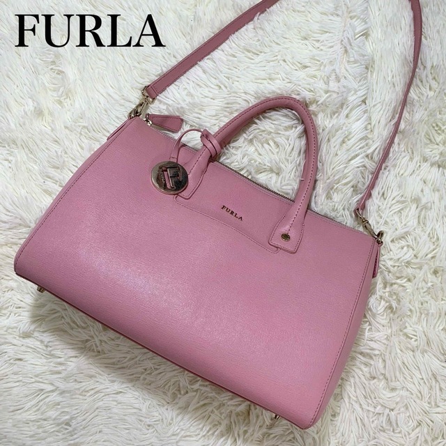 美品✨FURLA フルラ リンダ 2wayショルダーバッグ ハンドバッグ -