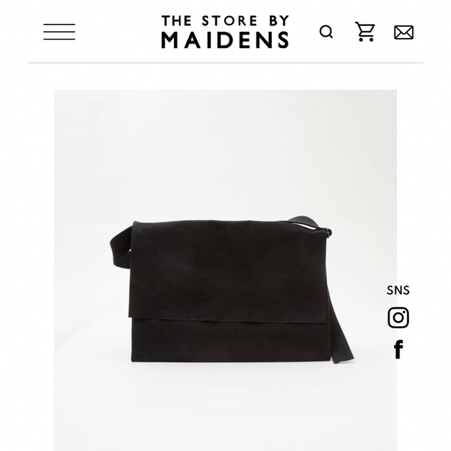 MAIDENS】AMIACALVA キャンバスショルダー - ショルダーバッグ