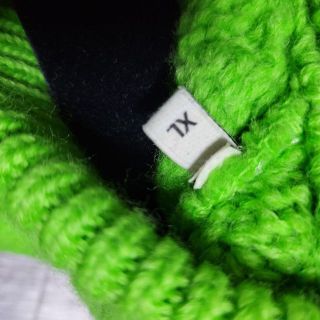 ami - ami 鮮やかグリーン ニット セーター トレーナー 上品 お洒落