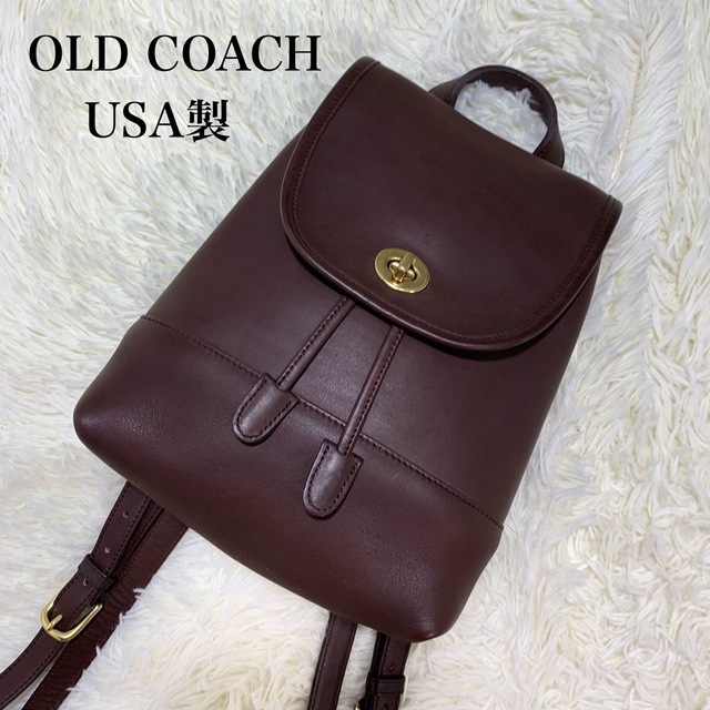注目ブランド 超美品✨COACH オールドコーチ リュック バックパック