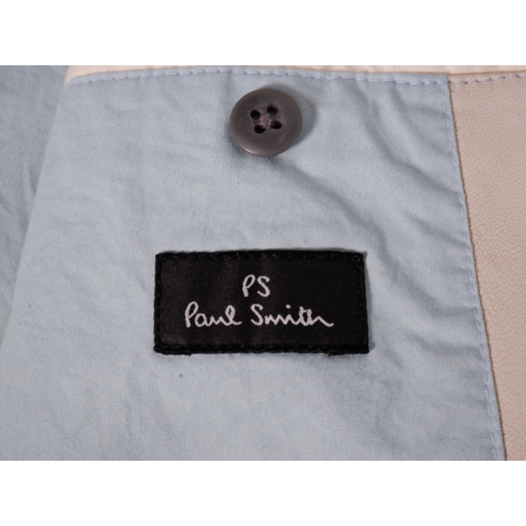 Paul Smith(ポールスミス)のPS Paul Smith ポールスミス 羊革ラムレザーセミダブルライダースジャケット【MJKA63106】 メンズのジャケット/アウター(その他)の商品写真