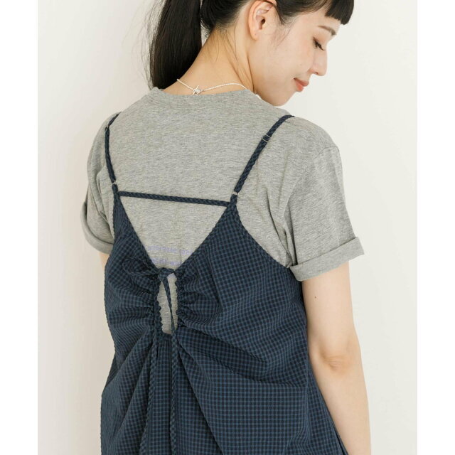 UR Lab.(アーバンリサーチラボ)の【TOP GRAY】ロゴプリントTシャツ レディースのトップス(カットソー(長袖/七分))の商品写真