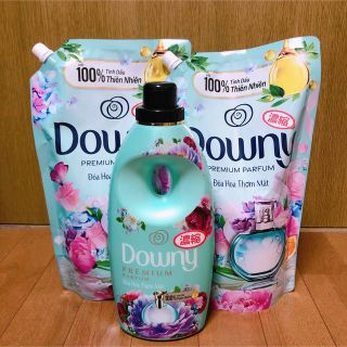 ダウニー　柔軟剤　フレッシュフラワー　本体ボトル　詰替　大容量セット　downy(洗剤/柔軟剤)