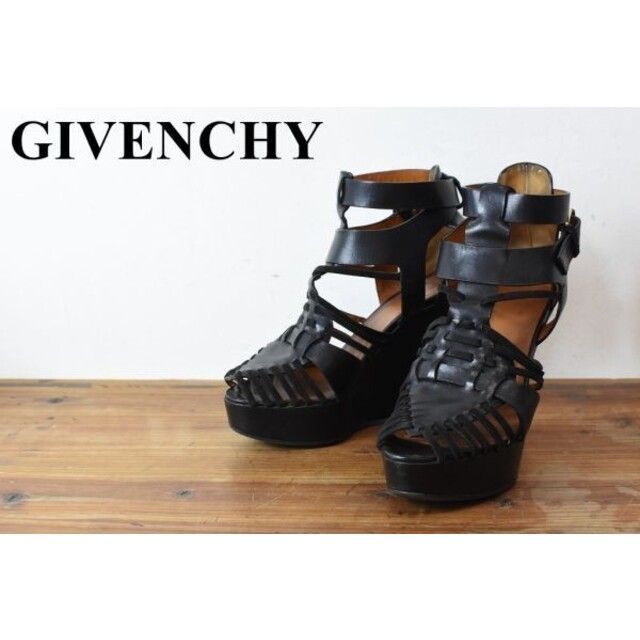 AL AS0021 高級 GIVENCHY ジバンシィ レザー ボンテージ