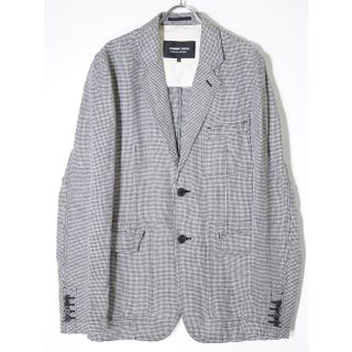 コムデギャルソン(COMME des GARCONS)のCOMME des GARCONS HOMME DEUXコムデギャルソンオムドゥ 製品洗い加工 千鳥格子リネン2Bテーラードジャケット【MJKA63386】(その他)