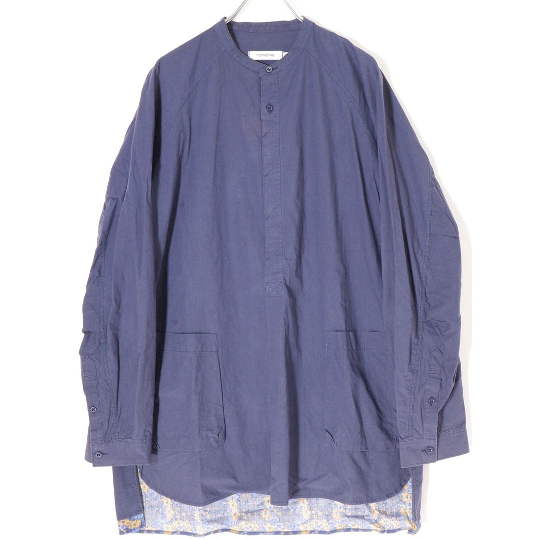 nonnativeノンネイティブ PAINTER PULLOVER LONG SHIRT COTTON TYPEWRITERプルオーバーロングシャツ 【MSHA64735】