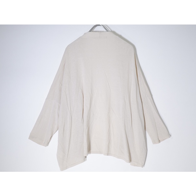 evam evaエヴァムエヴァ cotton linen cardiganコットンリネン羽織ニットカーディガン【LKNA64619】 2