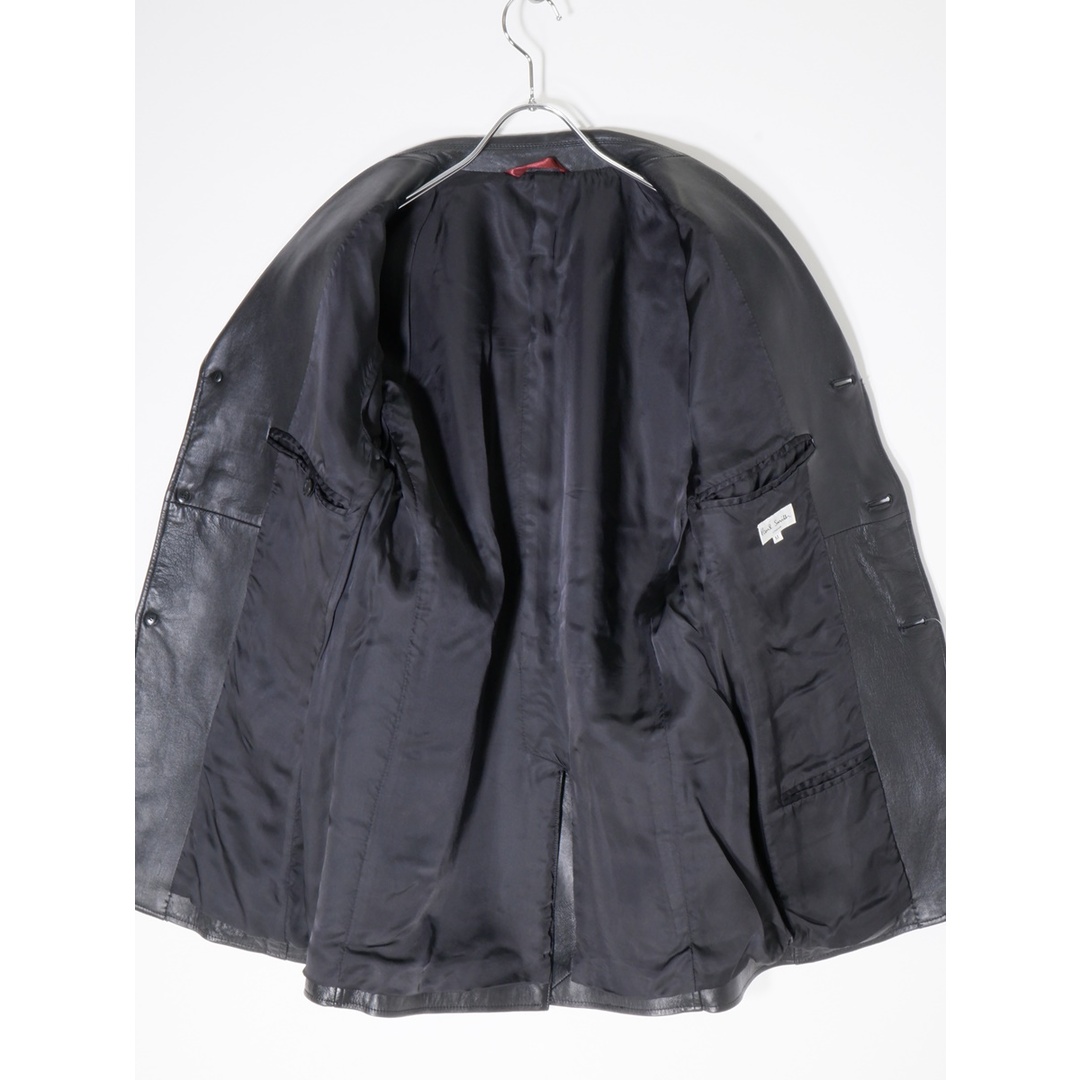 PAUL SMITH LONDONポールスミス 羊革ラムレザー3Bテーラードジャケット【MJKA66176】
